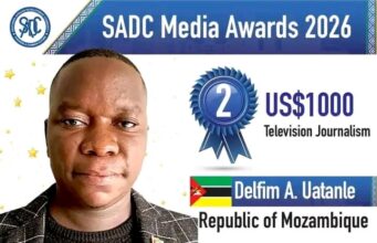 Delfim Anacleto leva Moçambique ao pódio do Prémio de Jornalismo da SADC 2026